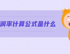 銷(xiāo)售利潤率計算公式